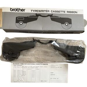 Brother Model No. 1022 Black/Correction Typewriter Cassette Ribbon